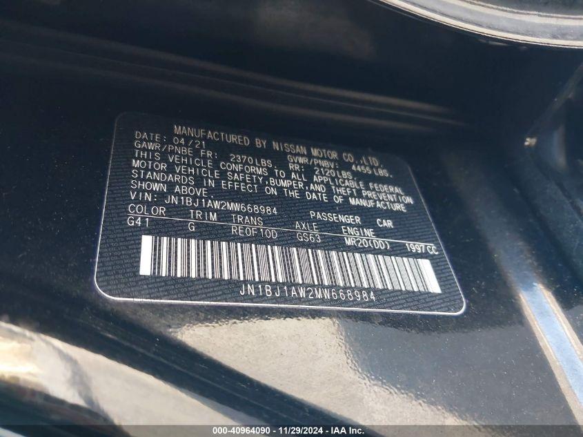 NISSAN ROGUE SPORT S AWD XTRONIC CVT 2021