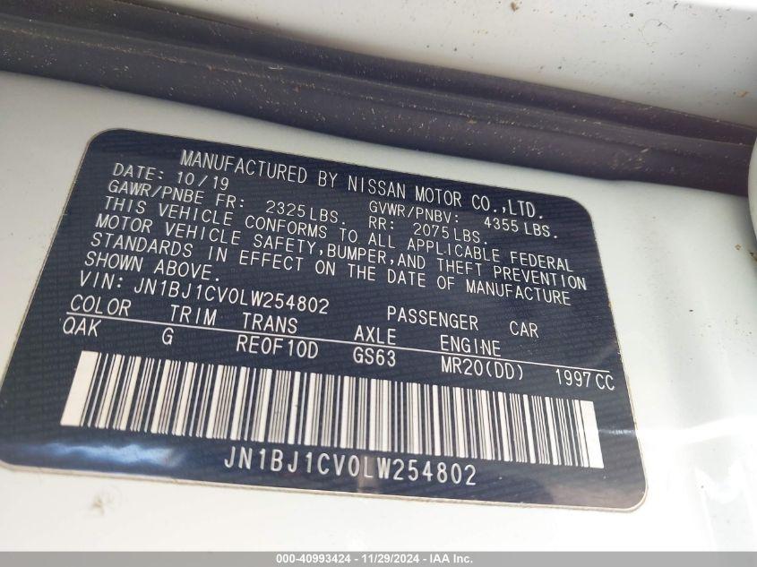 NISSAN ROGUE SPORT S FWD XTRONIC CVT 2020