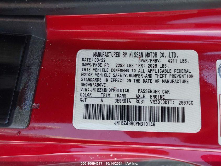 NISSAN Z PERFORMANCE AUTO 2023