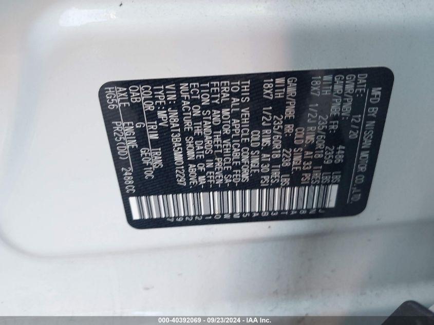 NISSAN ROGUE SV FWD 2021