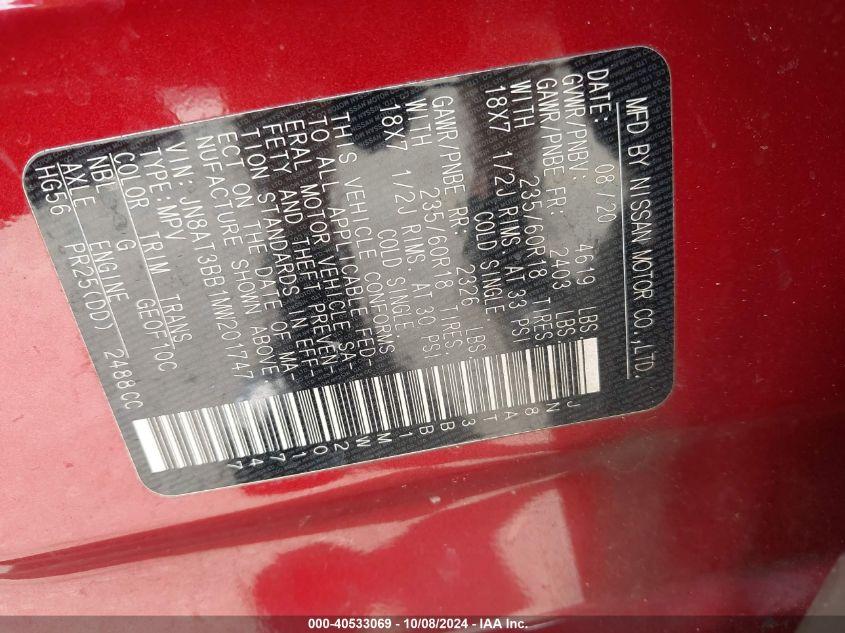 NISSAN ROGUE SV INTELLIGENT AWD 2021