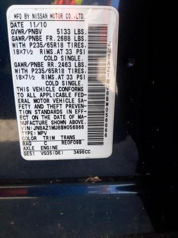 NISSAN MURANO S 2011