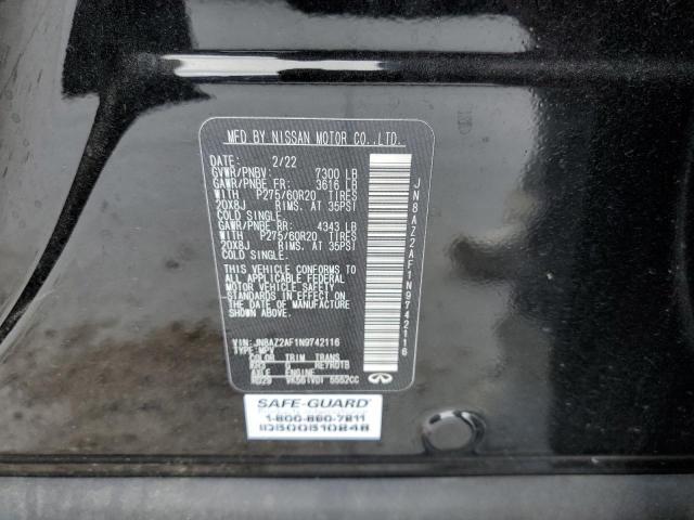 INFINITI QX80 LUXE 2022