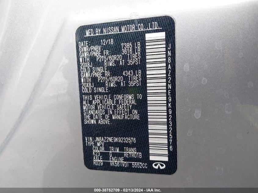 INFINITI QX80 LUXE 2019