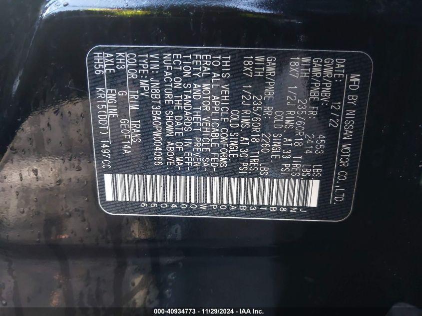 NISSAN ROGUE SV FWD 2023