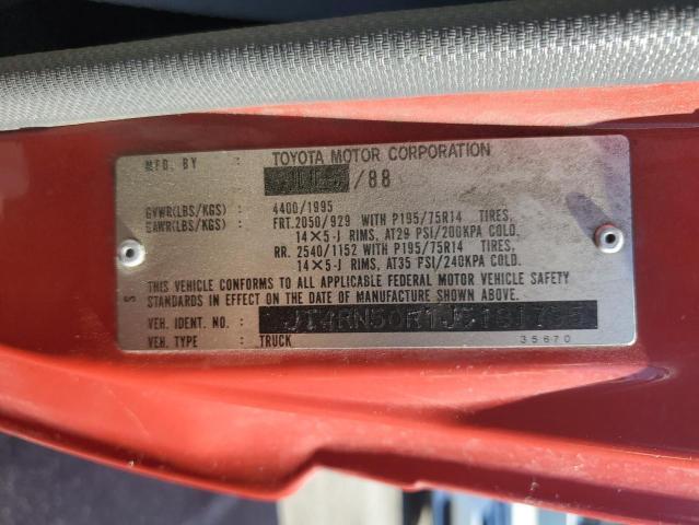 TOYOTA ALL OTHER PICKUP 1/2 1988