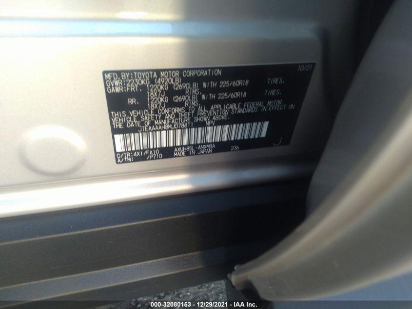 TOYOTA VENZA LE/XLE/LIMITED 2021