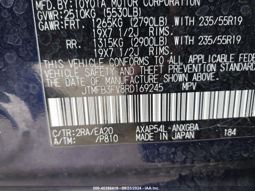 TOYOTA RAV4 PRIME XSE 2024