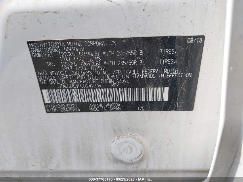 TOYOTA RAV4 HYBRID SE 2018