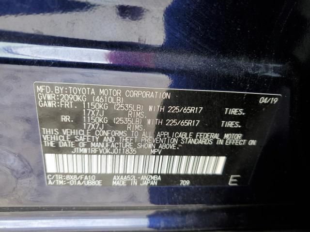 TOYOTA RAV4 XLE 2019