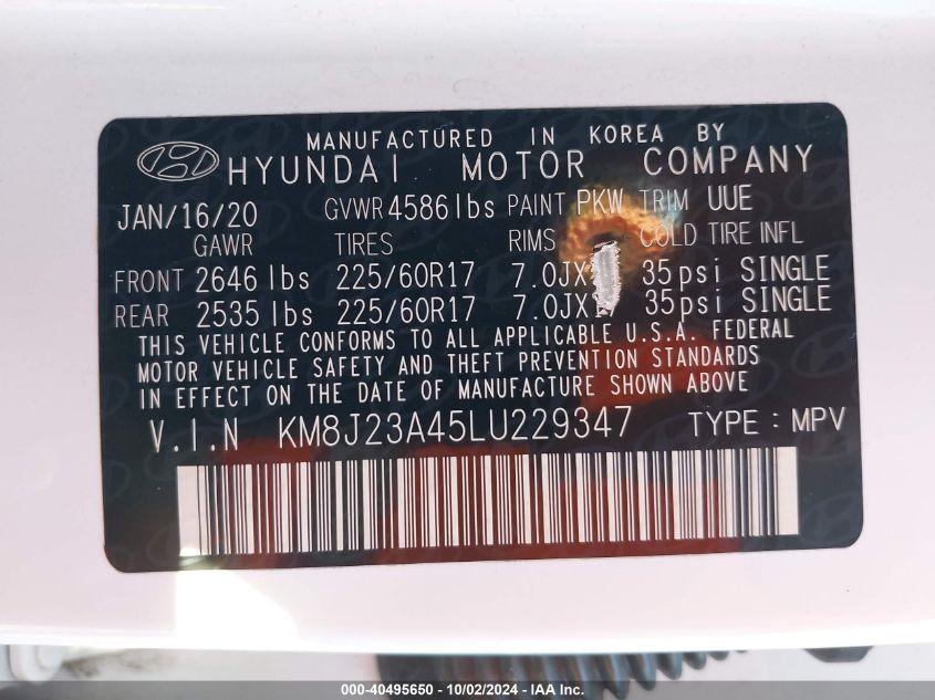 HYUNDAI TUCSON SE 2020