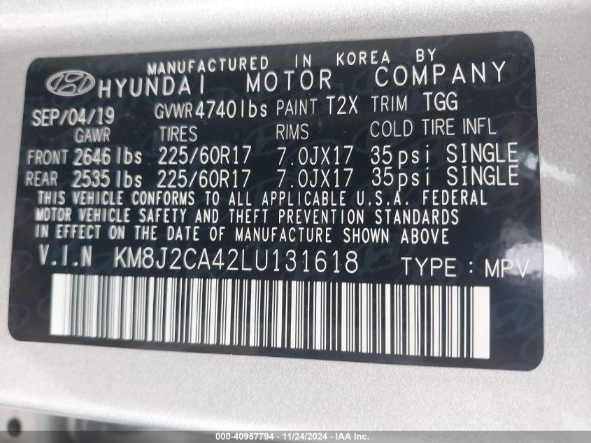 HYUNDAI TUCSON SE 2020