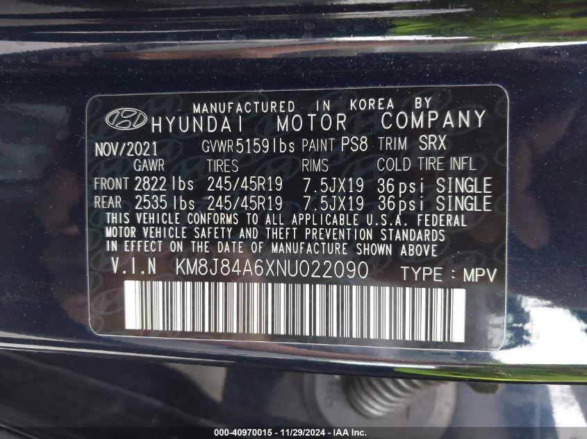 HYUNDAI NEXO LIMITED 2022