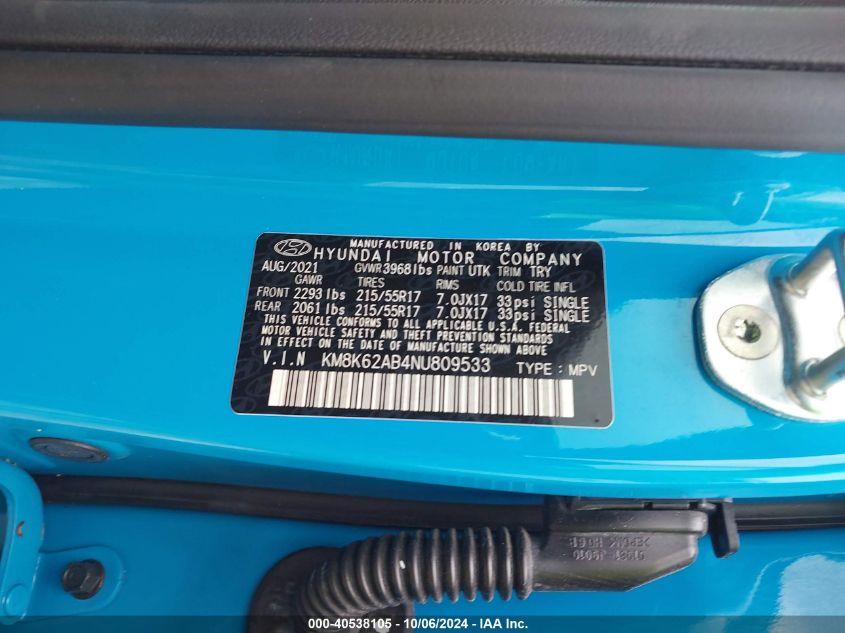 HYUNDAI KONA SEL 2022