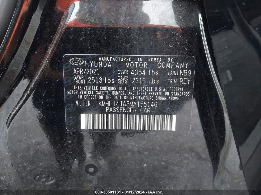 HYUNDAI SONATA SEL 2021