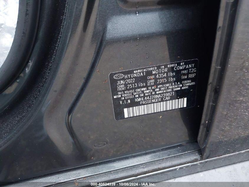 HYUNDAI SONATA SEL PLUS 2022