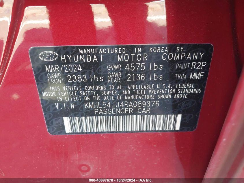 HYUNDAI SONATA HYBRID LIMITED 2024