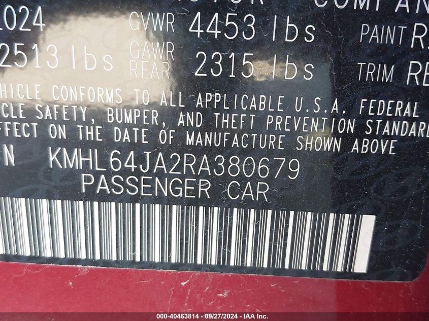 HYUNDAI SONATA SEL 2024