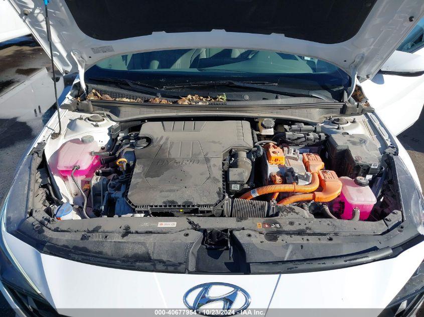 HYUNDAI ELANTRA HYBRID BLUE 2023