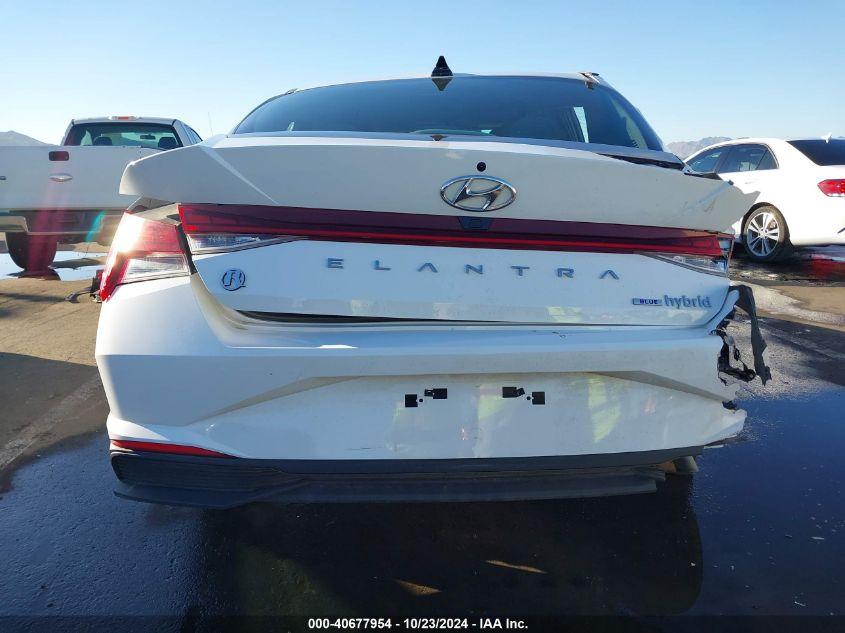 HYUNDAI ELANTRA HYBRID BLUE 2023