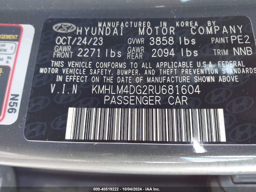 HYUNDAI ELANTRA SEL 2024