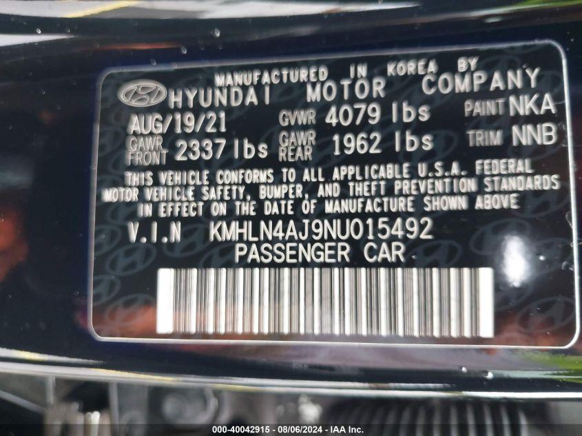 HYUNDAI ELANTRA HYBRID LIMITED 2022