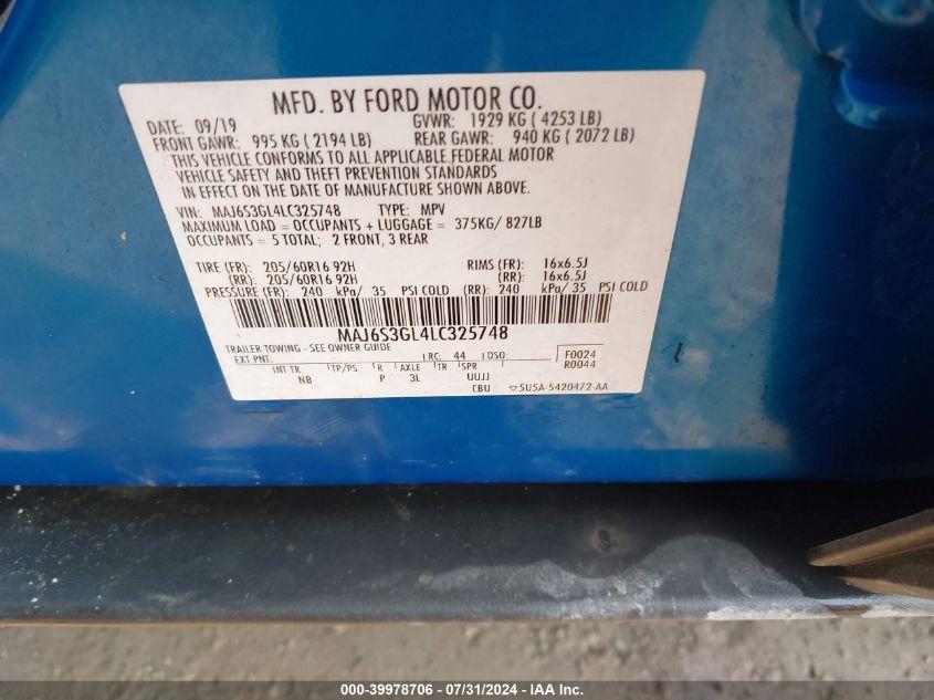 FORD ECOSPORT SE 2020