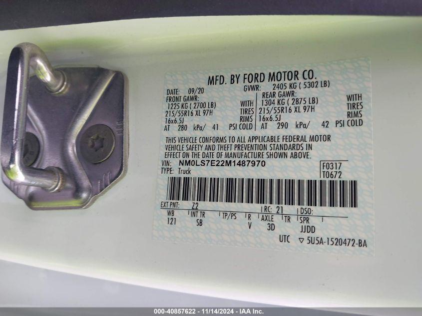 FORD TRANSIT CONNECT XL CARGO VAN 2021