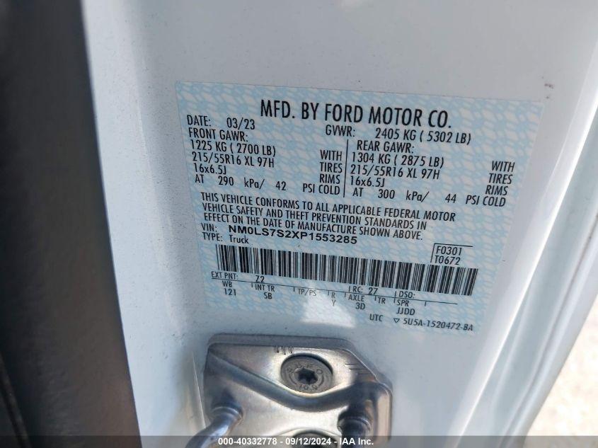 FORD TRANSIT CONNECT XL 2023