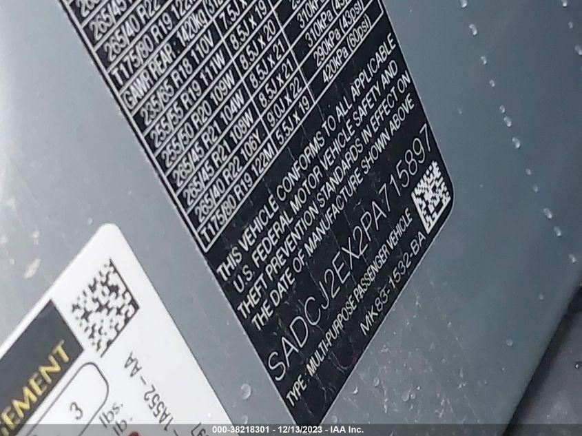 JAGUAR F-PACE S P250 AWD AUTOMATIC 2023