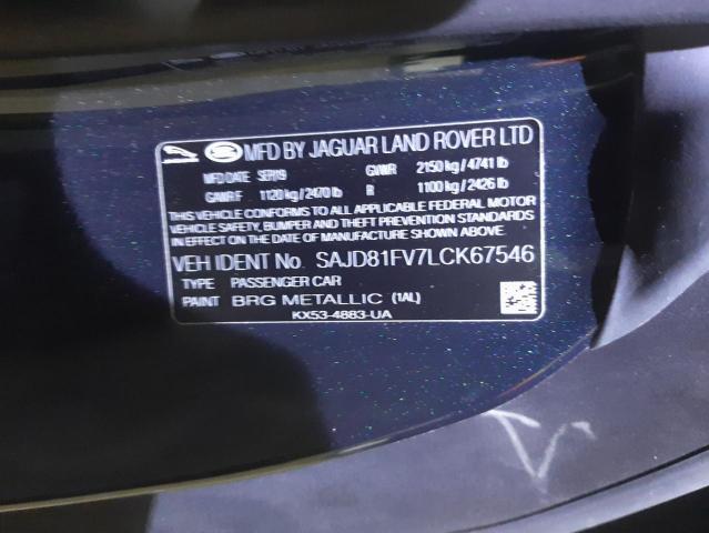 JAGUAR F-TYPE R D 2020