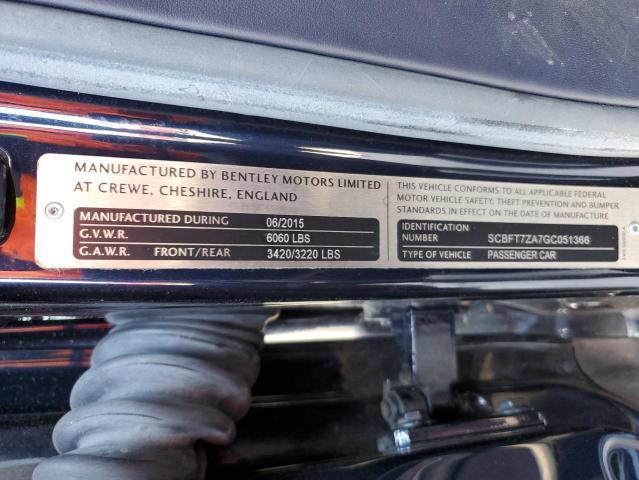BENTLEY CONTINENTA  2016