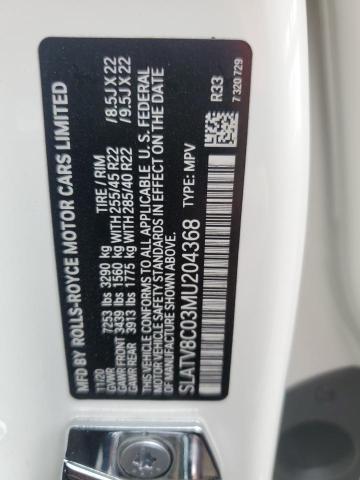 ROLLS-ROYCE CULLINAN B  2021