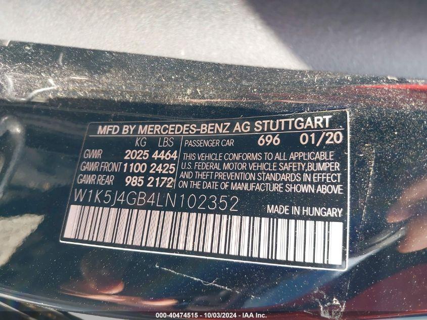 MERCEDES-BENZ CLA 250 250 2020