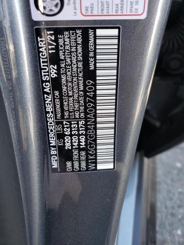 MERCEDES-BENZ S-CLASS S 580 4MAT 2022