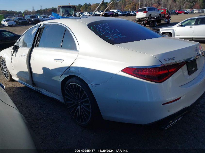 MERCEDES-BENZ S 580 4MATIC 2022