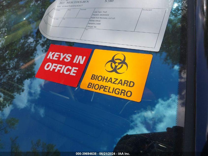 MERCEDES-BENZ S 580 4MATIC 2023