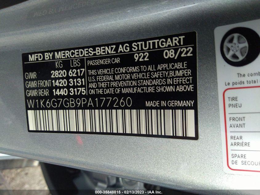 MERCEDES-BENZ S-CLASS S 580 2023