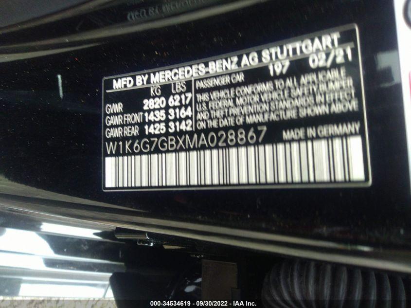 MERCEDES-BENZ S 580 4MATIC 2021