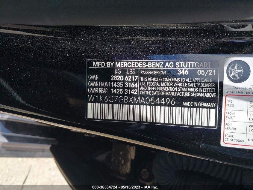 MERCEDES-BENZ S-CLASS S 580 2021