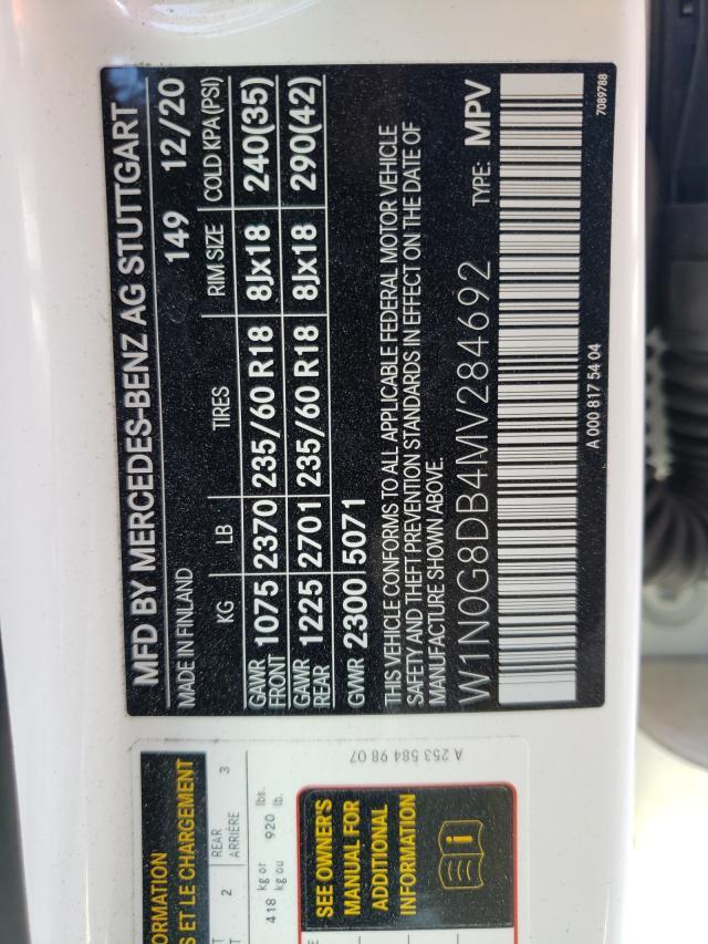 MERCEDES-BENZ G CLASS GLC 300 2021