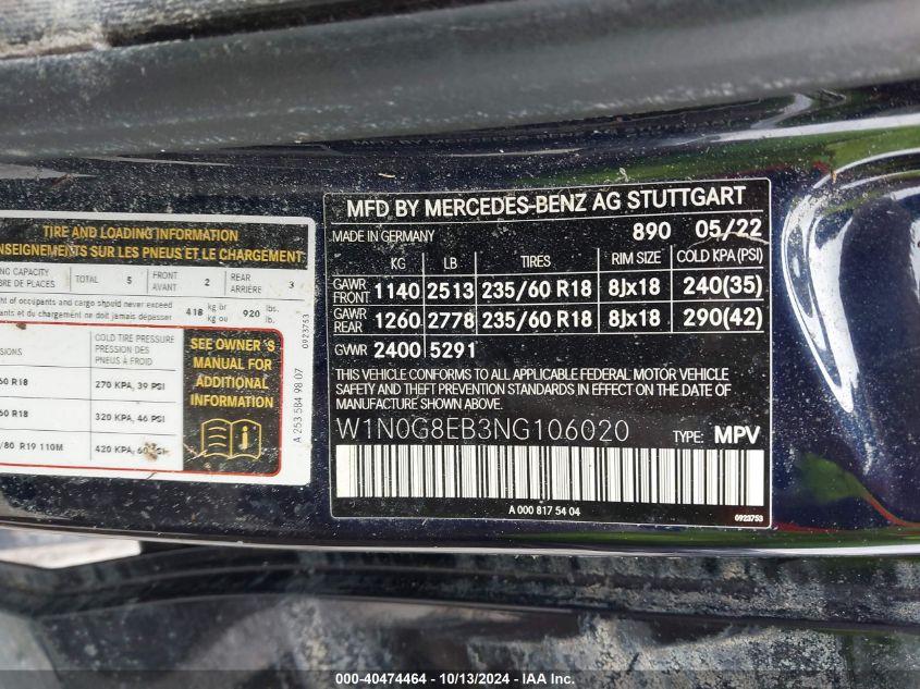 MERCEDES-BENZ GLC 300 4MATIC SUV 2022