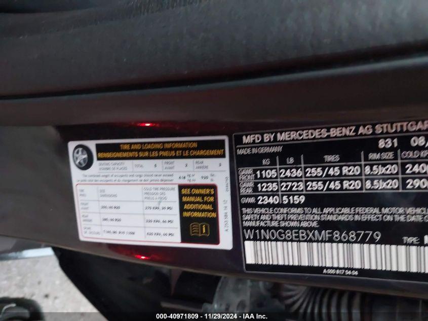 MERCEDES-BENZ GLC 300 4MATIC SUV 2021