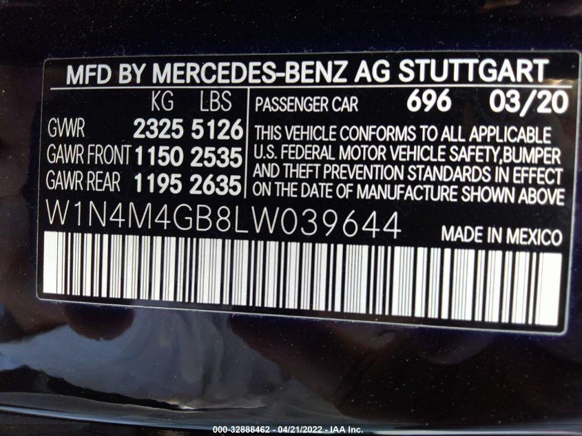 MERCEDES-BENZ GLB GLB 250 2020