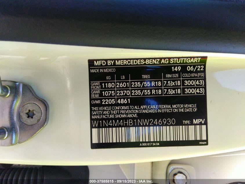 MERCEDES-BENZ GLB GLB 250 2022