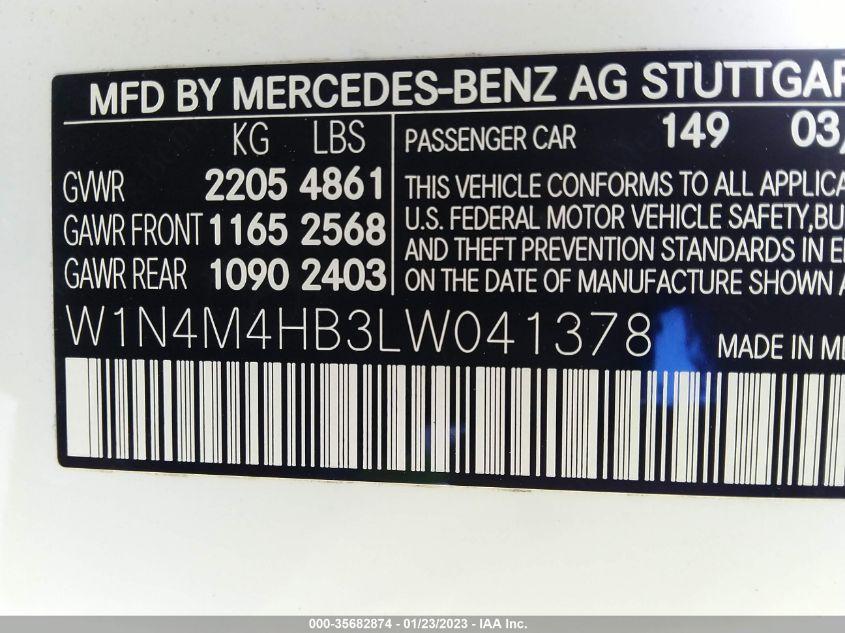 MERCEDES-BENZ GLB GLB 250 2020