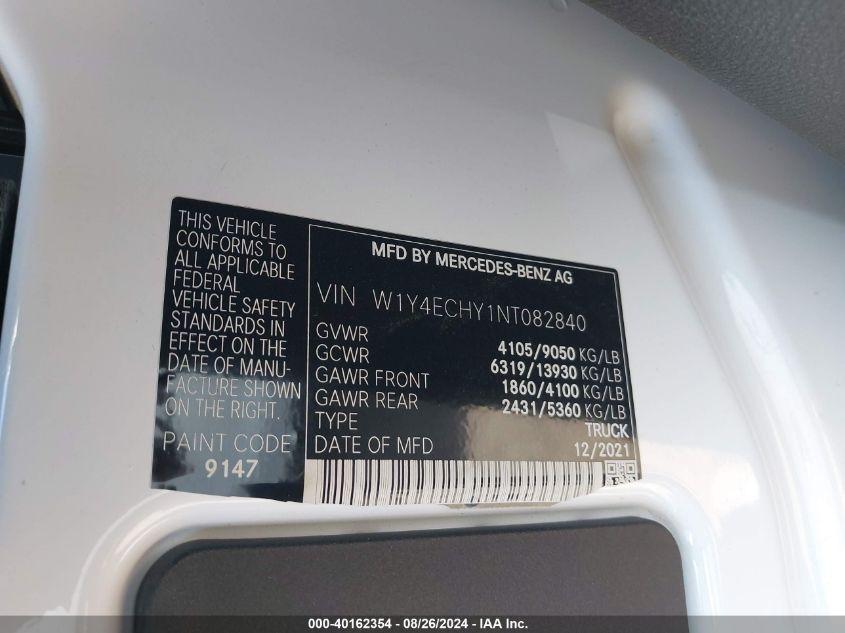 MERCEDES-BENZ SPRINTER 2500 HIGH ROOF V6 2022