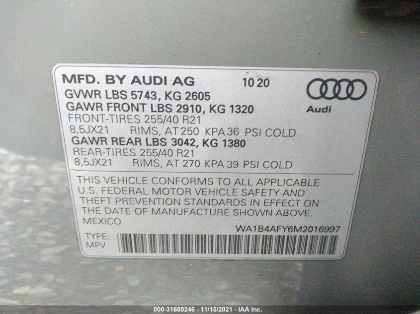 AUDI SQ5 PREMIUM PLUS 2021