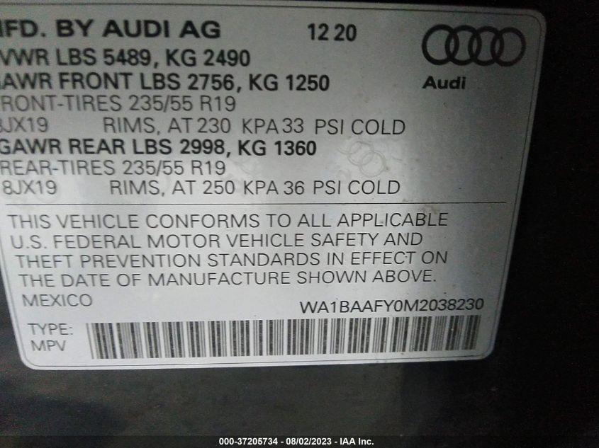 AUDI Q5 PREMIUM PLUS 2021