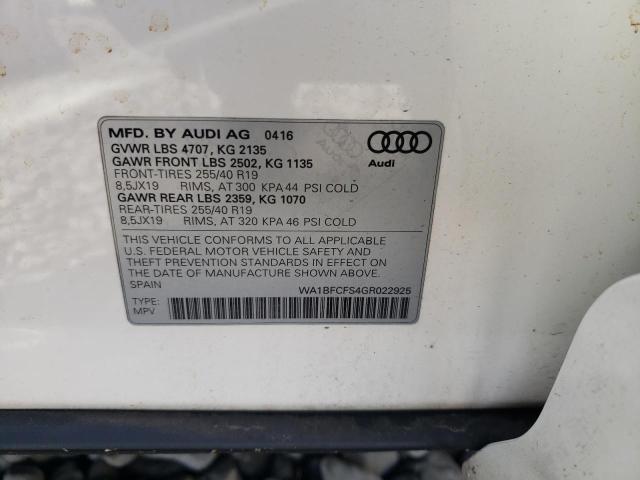 AUDI Q3 PREMIUM 2016